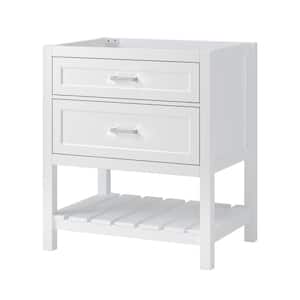 Lawson 30 in. W x 21-1/2 in. D x 34 in. H Bath Vanity Cabinet without Top in White