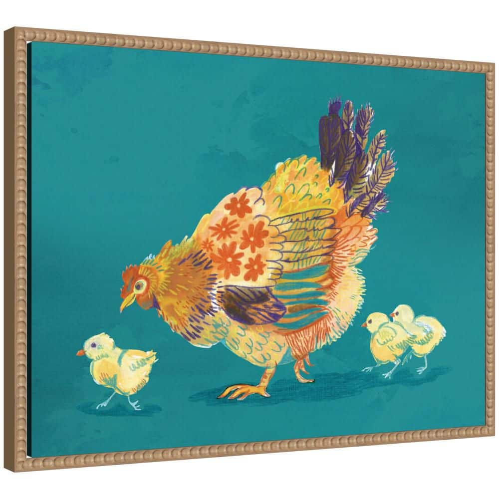 "Sylvie ""Mother Hen"" by Lucia Gianello Animals Framed Art Print 18 in. x 24 in." price history on PriceWatchPro