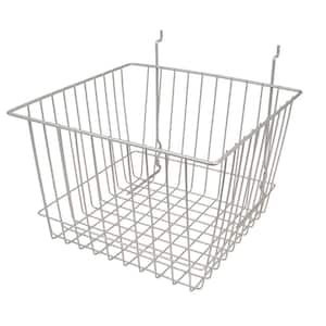12 in. W x 12 in. D x 8 in. H Chrome Deep Wire Basket (Pack of 6)
