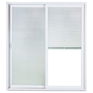 72 in. x 80 in. 70 Series White Vinyl Sliding Right Hand Patio Door Low-E BBG with Standard Hardware