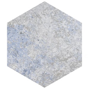 Emotion Hex Grey 9-7/8 in. x 11-1/4 in. Porcelain Floor and Wall Tile (10.03 sq. ft./Case)