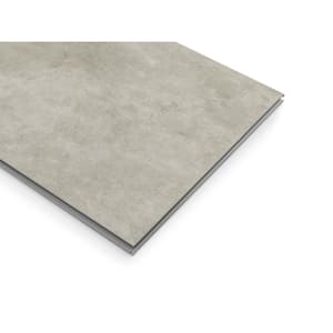 Titanium 12 in. W x 23 in. L Click Lock Water Resistant Vinyl Tile Flooring (13.4 sqft/case)