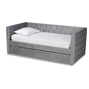 Larkin Grey Twin Daybed with Trundle