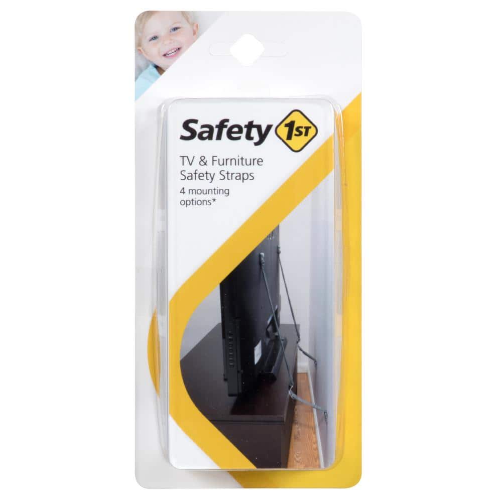 Safety 1st Furniture Wall Straps HS304 - The Home Depot