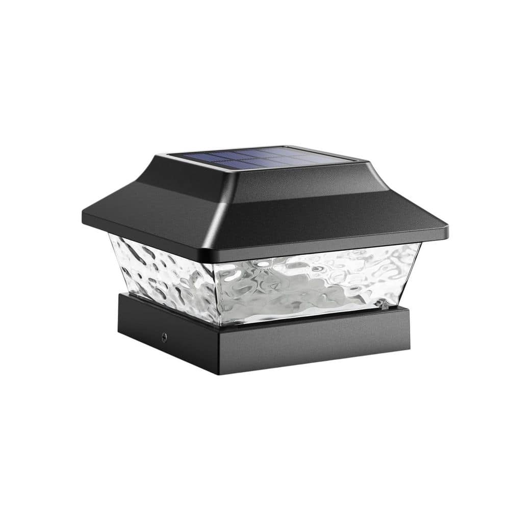 6-Pack Metal Solar Post Cap Lights 4 x 4 Waterproof Deck Fence Light with Dual Modes for Wooden Vinyl Posts Patio Decor price history on PriceWatchPro