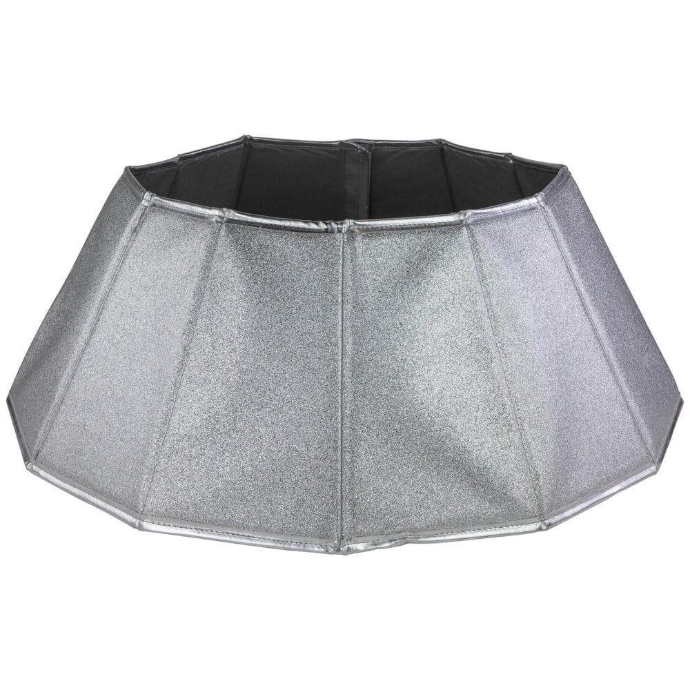 27 in. Shiny Silver Fabric Hexagonal Christmas Tree Collar price history on PriceWatchPro