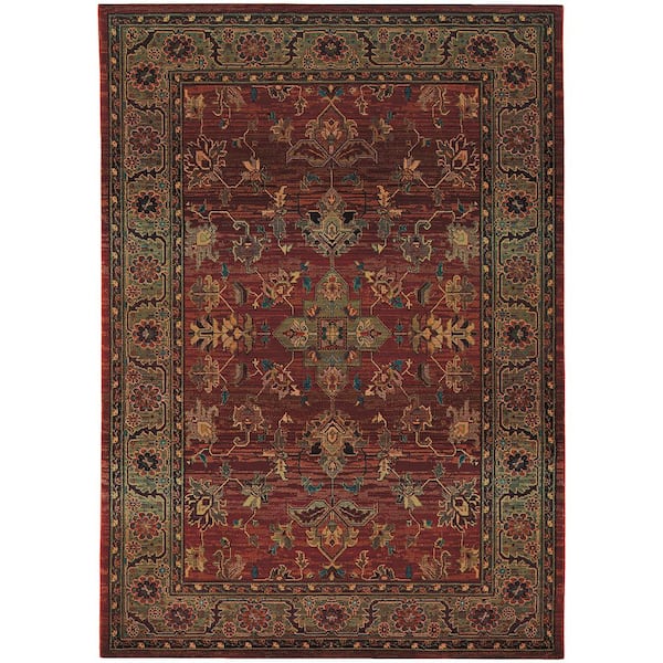 Home Decorators Collection Enchantment Brick 7 ft. x 9 ft. Area Rug