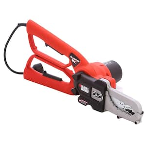 BLACK+DECKER 14 in. 8 AMP Corded Electric Rear Handle Chainsaw with  Automatic Oiler BECS600 - The Home Depot