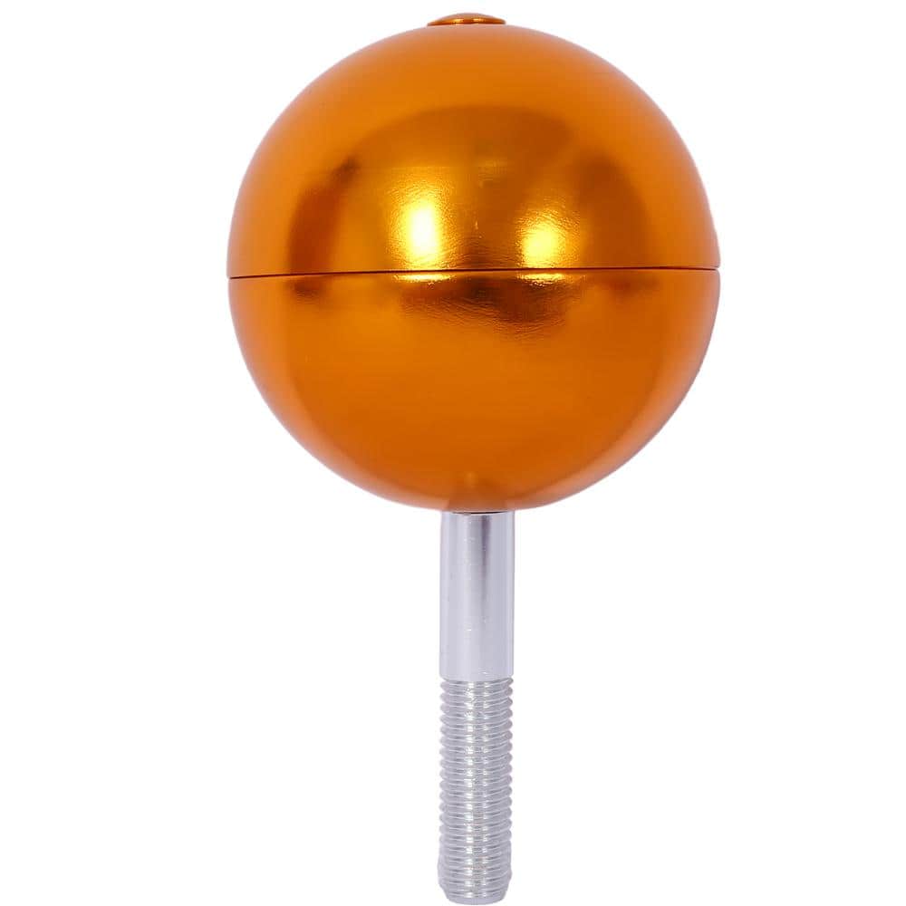 25FT Heavy Duty Aluminum Telescopic Flagpole Kit with Gold Ball Topper