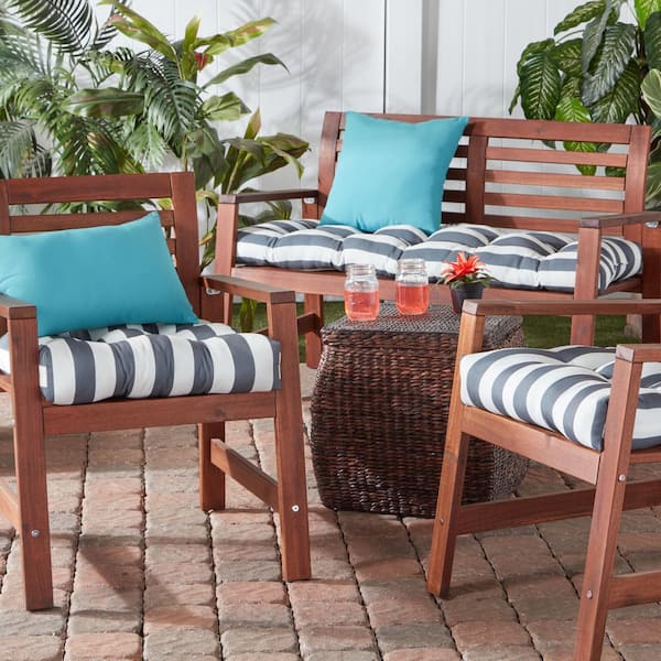 Greendale Home Fashions Seat & Back Outdoor Chair Cushion - Short