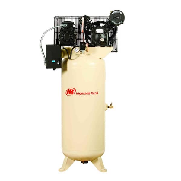 Ingersoll Rand Type 30 Reciprocating 60 Gal 5 Hp Electric 460 Volt 3
