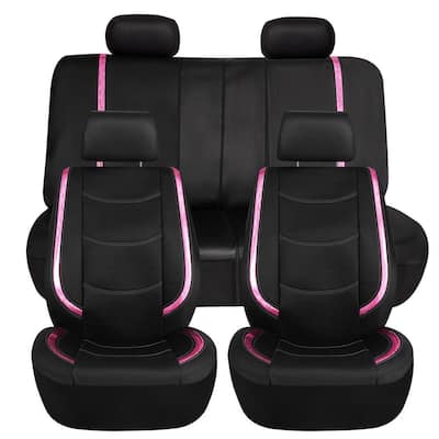 Plush Car Seat Covers Pink Car Accessories Interior Woman Seat