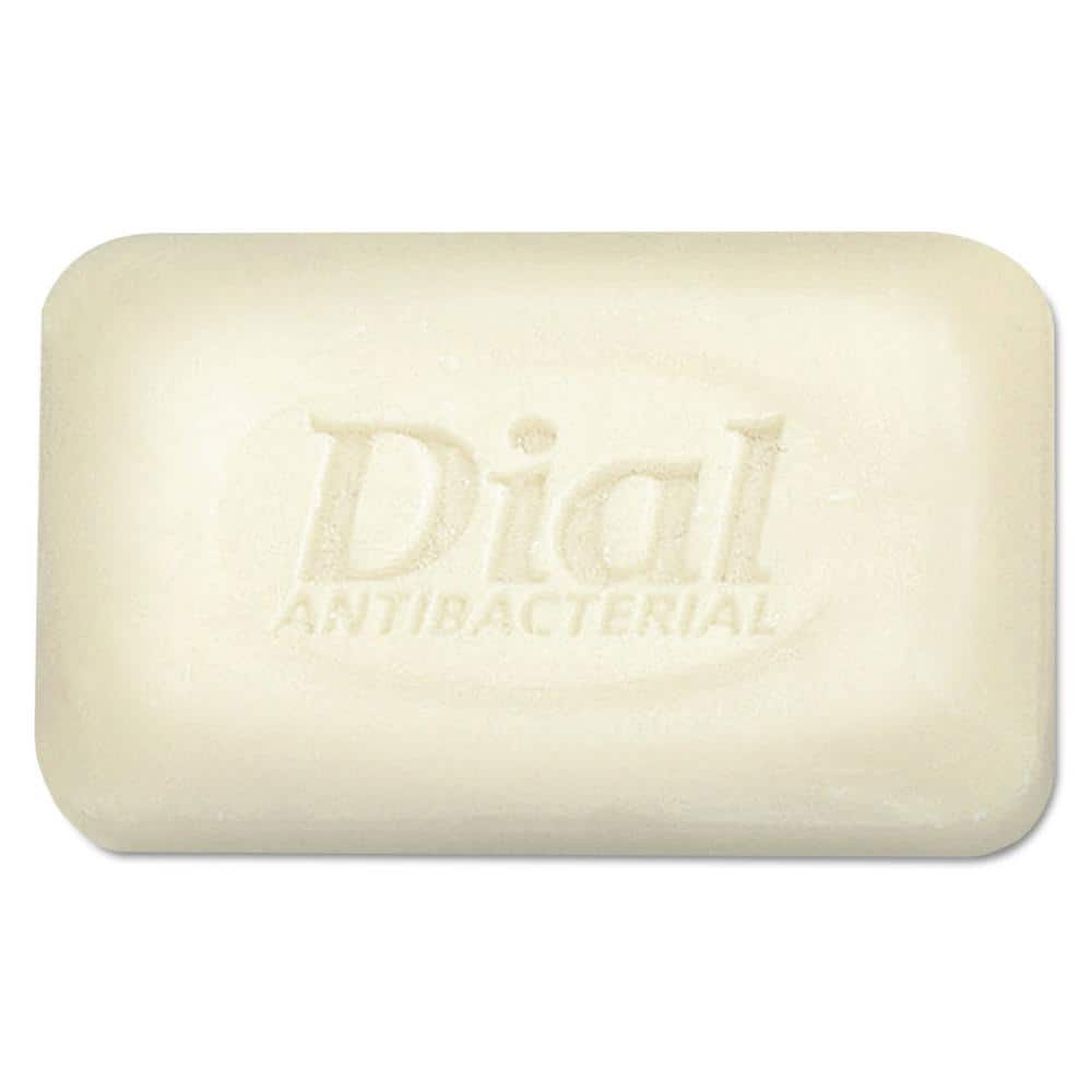 Dial 98 Antibacterial Deodorant Bar Soap, Unwrapped, White, 2.5oz, 200/carton