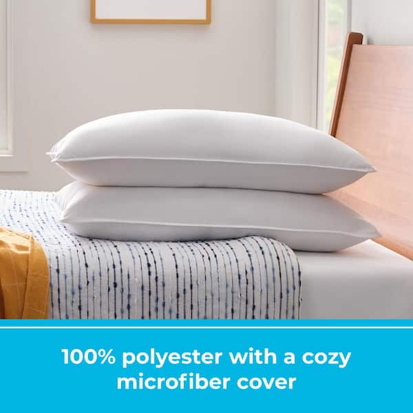 Superior Set of 2 Microfiber Gusset Pillows 