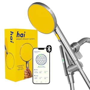 Hai® Multi-Spray top Bluetooth®-Enabled Handheld Showerhead [Rose Quartz] FREE S&H