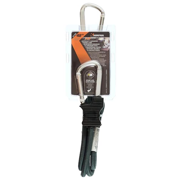 Keeper 48 in. Carabiner Bungee Cord 47702 - The Home Depot