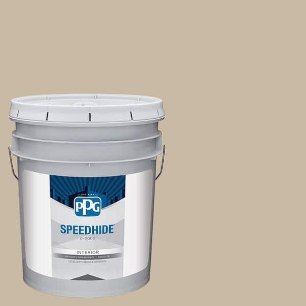 5 gal. PPG1097-4 Dusty Trail Semi-Gloss Interior Paint