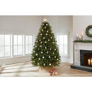 9 ft Mayfield Balsam Fir Pre-Lit LED Artificial Christmas Tree with 5600 Warm White lights