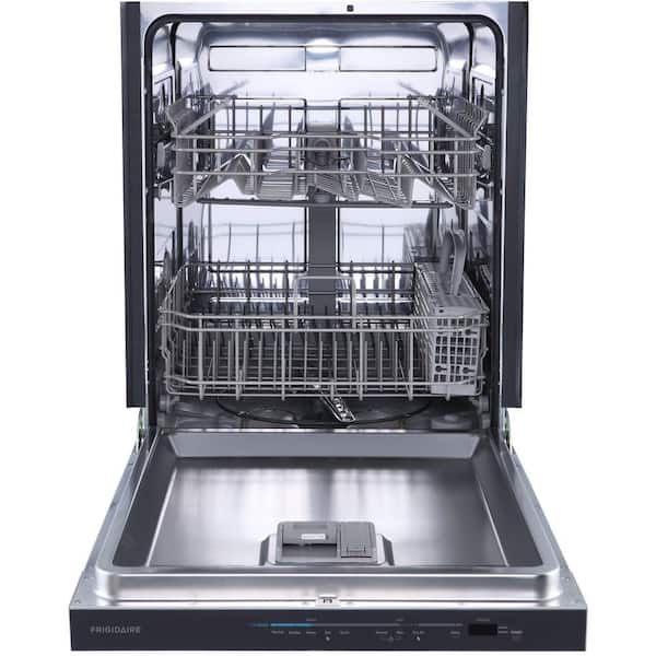 24 in. Top Control Built-In Tall Tub Dishwasher in Stainless Steel with 5-Cycles 49dBA and Hybrid Tub