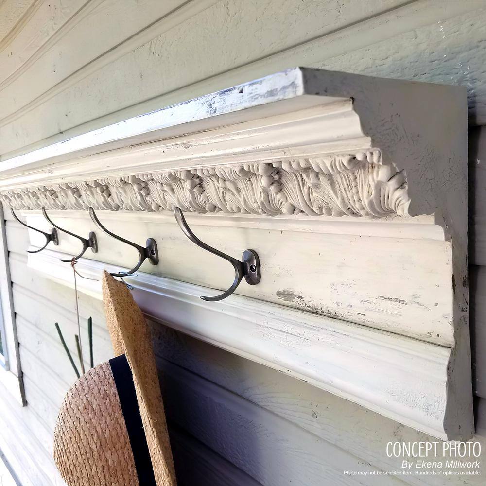 Primed White Polyurethane Traditional Crown Moulding 9" x 12"