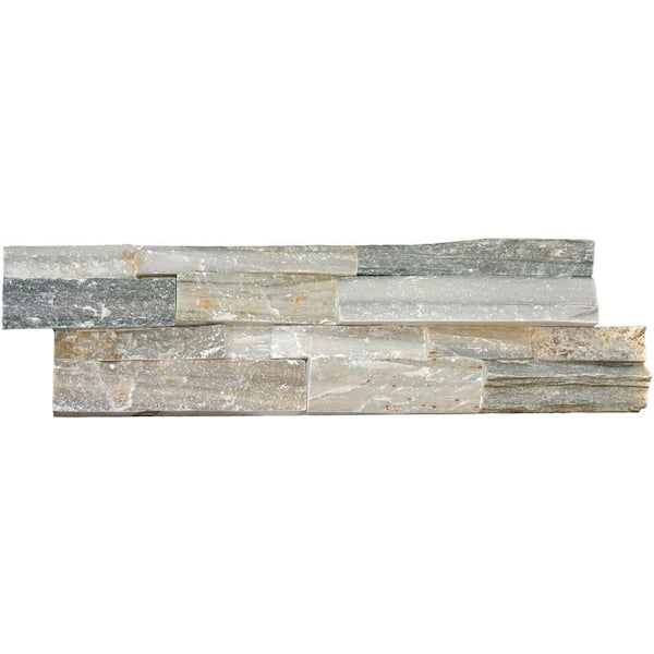 MSI Sierra Blue Ledger 6 in. x 24 in. Natural Quartzite Wall Tile