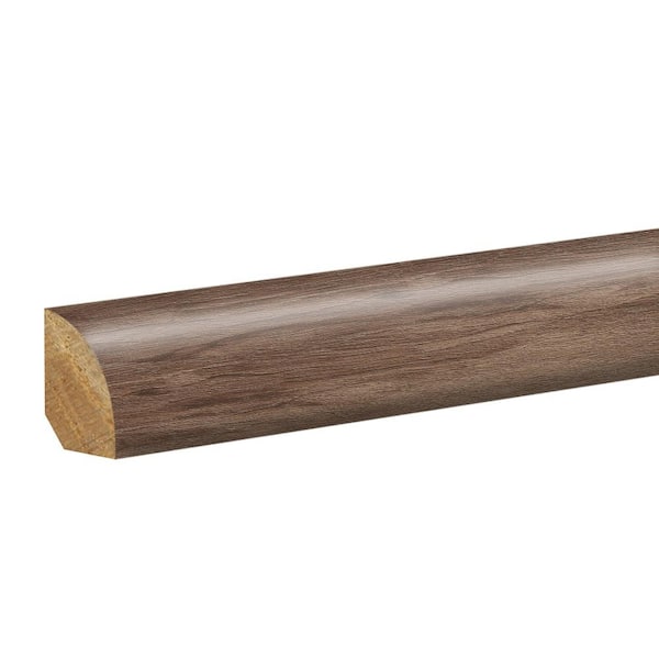 PERFORMANCE ACCESSORIES Lipian 0.62 in. T x 0.75 in. W x 94.5 in. L Textured Wood Look Laminate Moulding/Trim Quarter Round Molding