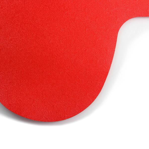 Floortex Red Multi-Purpose Indoor Mat for Hard Floors-40 in. x 40