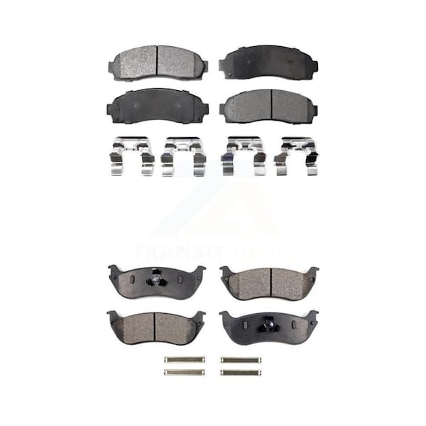 TEC Front Rear Ceramic Brake Pads Kit For Ford Explorer Mercury Mountaineer KTC-100416