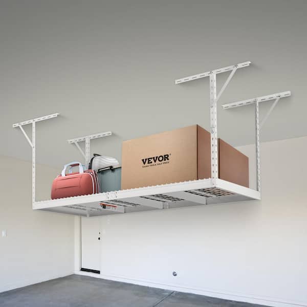 Rubbermaid Fast Track Garage Storage All-in-One Rail Shelving Kit, 36 