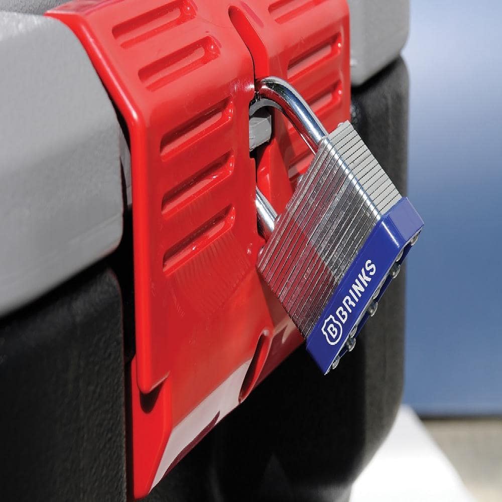50mm Silver Laminated Steel Keyed Padlock with Boron Shackle