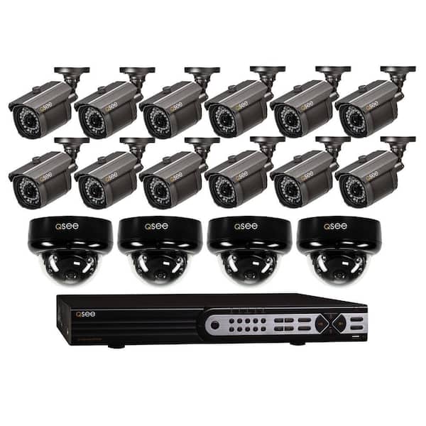 Q-SEE Elite Series 32-Channel Full D1 2TB Surveillance System with (16) 900TVL Cameras, 100 ft. Night Vision