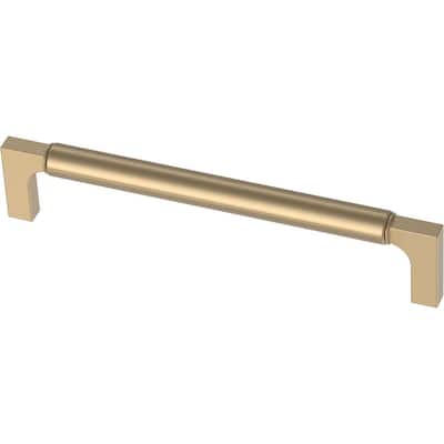 Artesia 6-5/16 in. (160 mm) Modern Champagne Bronze Cabinet Drawer Bar Pull