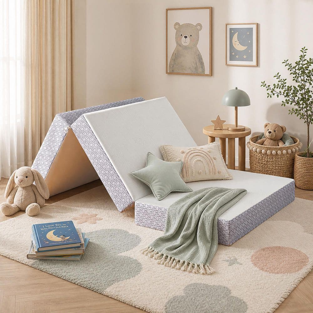 AFI CoolSoft Twin Soft Memory Foam 6 in. Folding Mattress AM46302