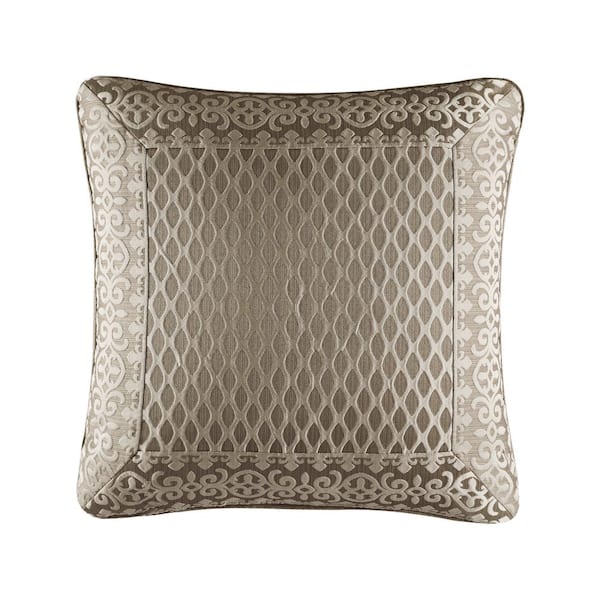 J QUEEN NEW YORK INC Beaumont Champagne 20 in. sq. Pillow