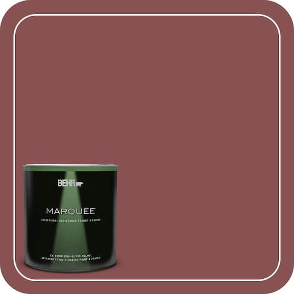 BEHR MARQUEE 1 qt. #ECC-59-3 New Roof Semi-Gloss Enamel Exterior Paint & Primer