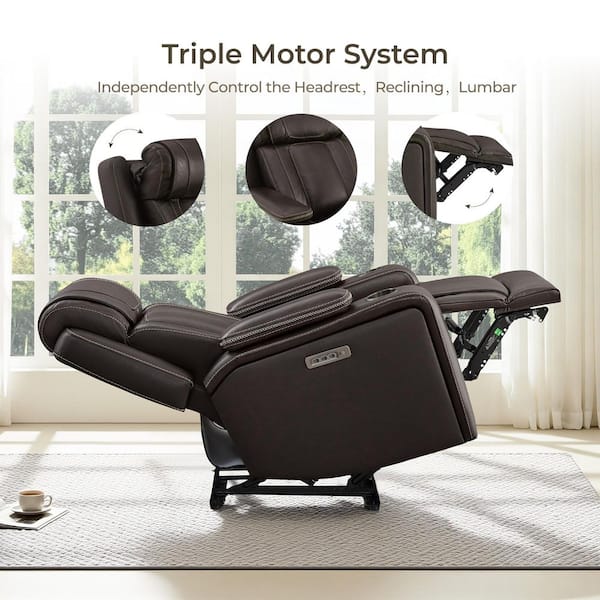 Spruce & Spring Corin Brown Zero-Gravity Triple Motors Leather