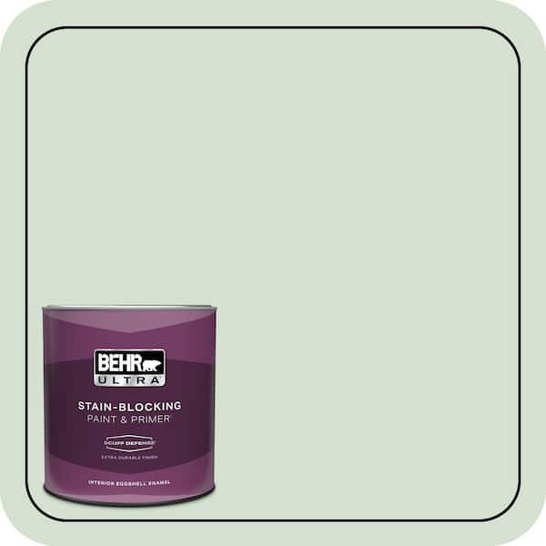 BEHR ULTRA 1 qt. #S400-2 Comforting Green Extra Durable Eggshell Enamel Interior Paint & Primer