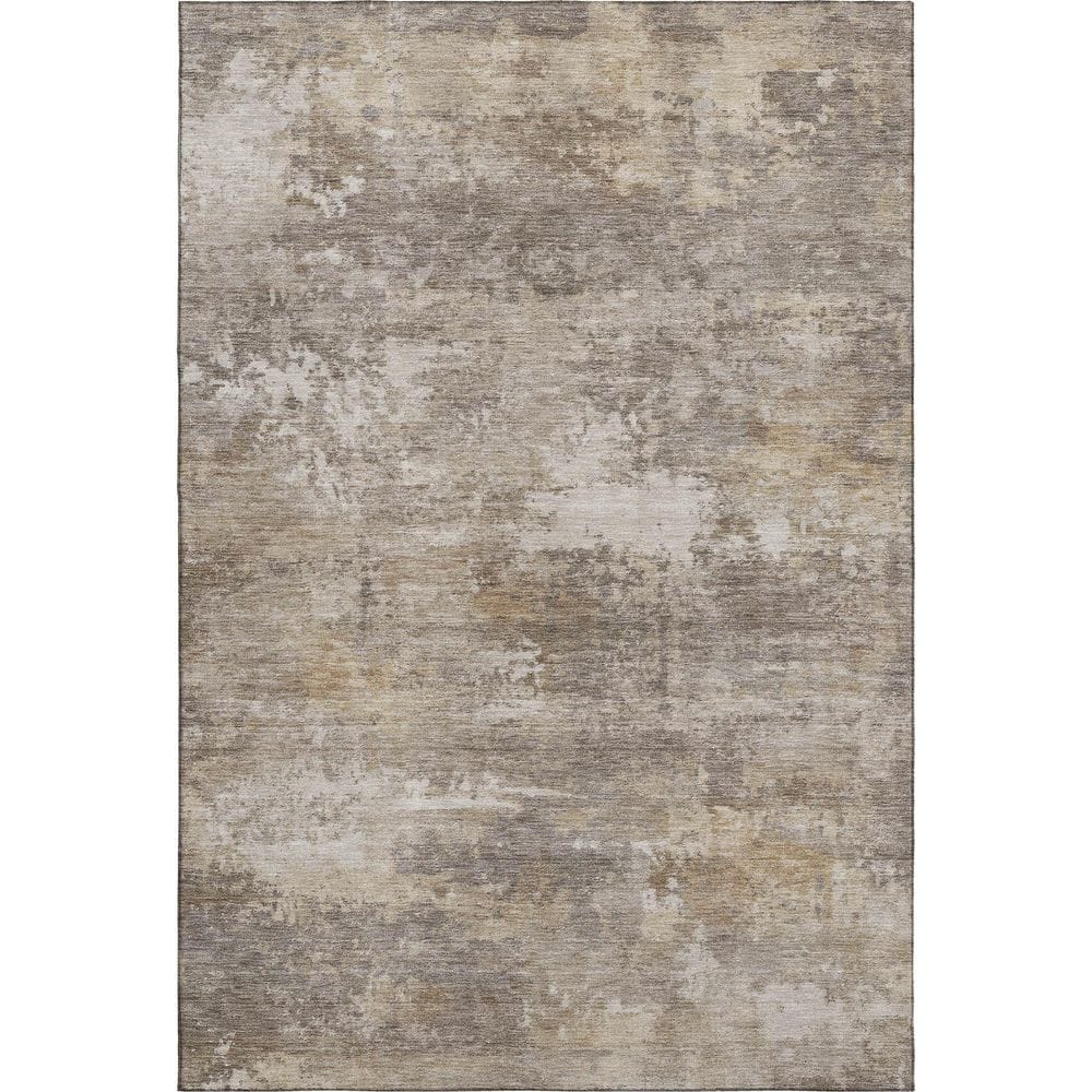 Mayfield Premium Machine Washable Abstract AMF2369 Pewter 5 ft. x 7 ft. 6 in. Area Rug price history on PriceWatchPro