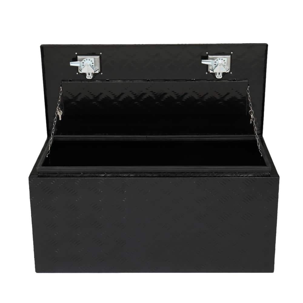 36 in. Black Diamond Plate Aluminum Underbody Truck Tool Box Double Lock with Key price history on PriceWatchPro