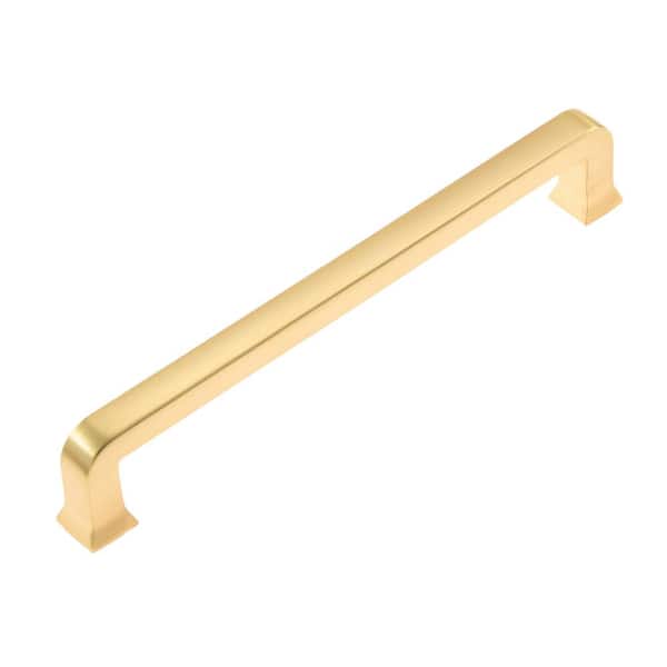 Utopia Alley 6.3 in. (160 mm) Center to Center Brushed Brass Zinc Drawer  Pull HW406BB - The Home Depot