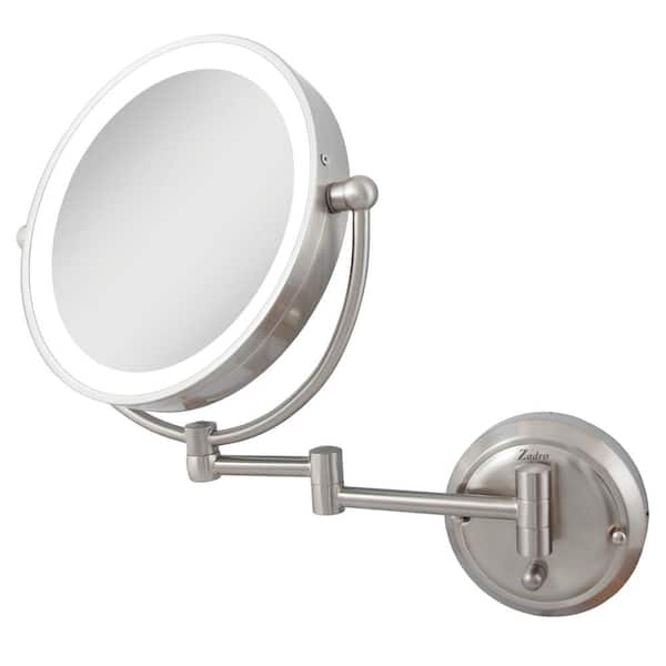 Zadro Glamour 18 In H X 14 W, Magnifying Lighted Makeup Mirror Wall Mount