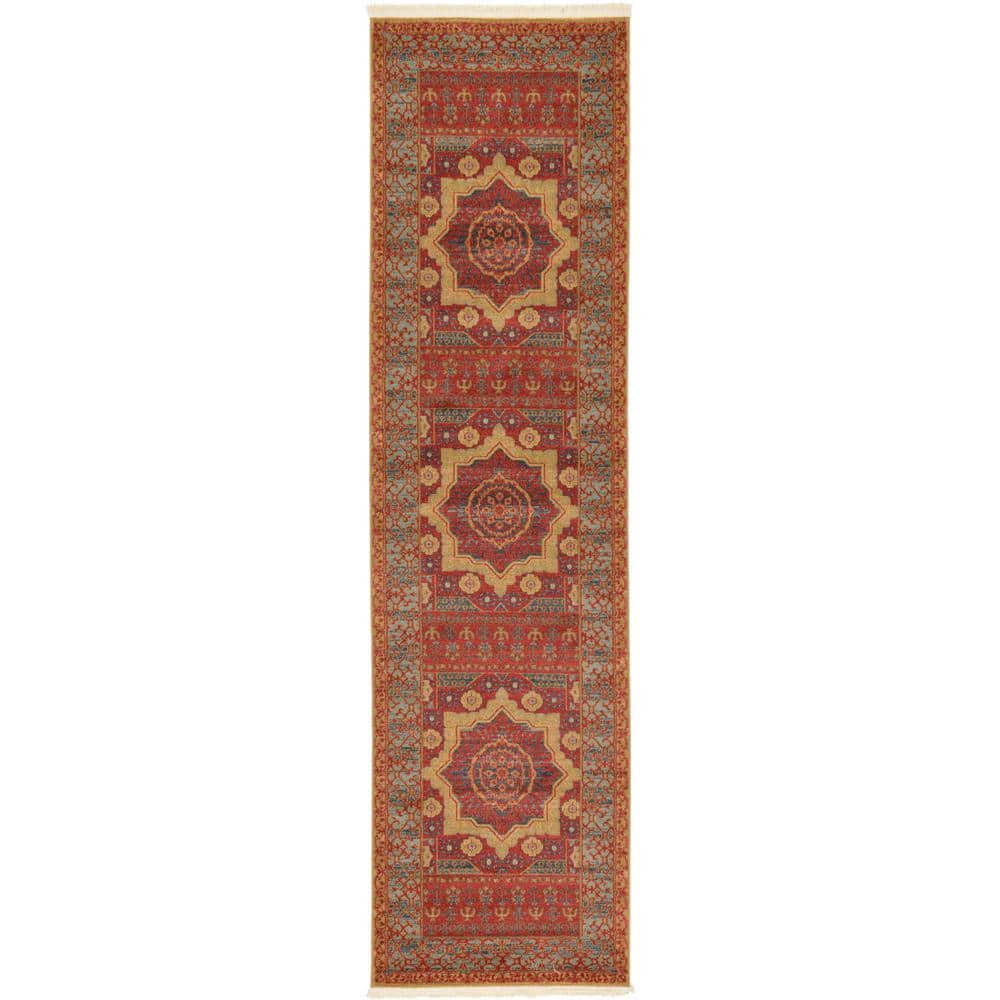 Palace Quincy Red 2' 7 x 10' 0 Runner Rug price history on PriceWatchPro