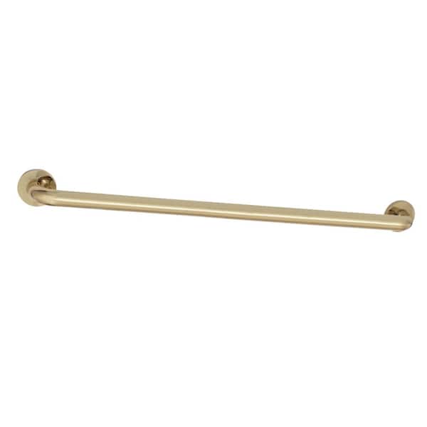 Kingston Brass Meridian 30 in. x 1.25 in. Grab Bar in Polished Brass