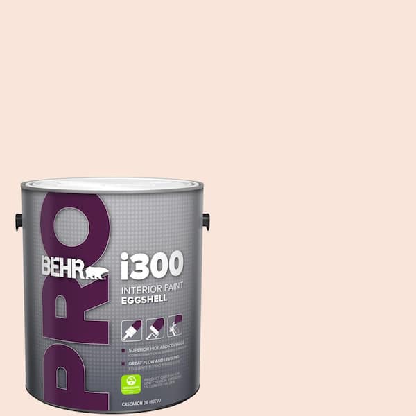 1 gal. #220C-1 White Peach Eggshell Interior Paint