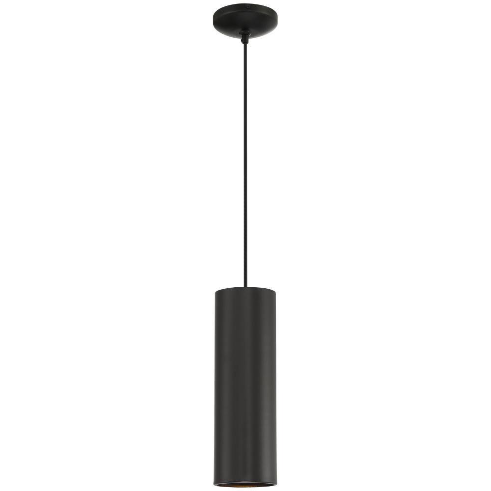 Access Lighting Pilson 1Light Matte Black Standard Pendant Light 29002