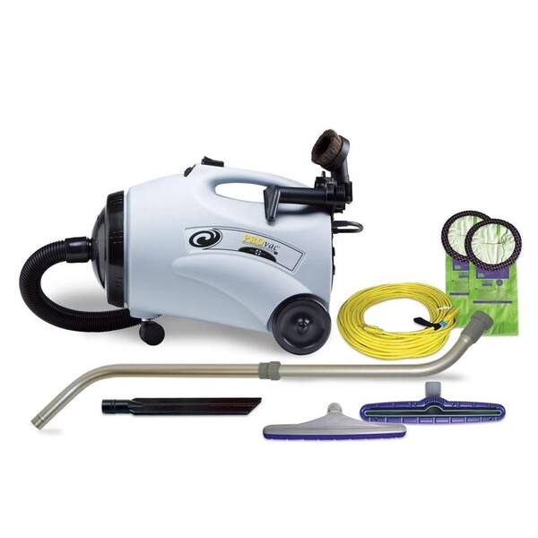 ProTeam ProVac CN 10 Qt. Canister Vac with Xover Multi-Surface Telescoping Wand Tool Kit
