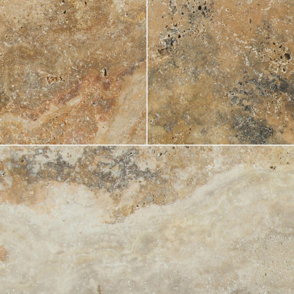 Porcini Gold 2 cm. x 16 in. x 24 in. Tumbled Travertine Paver Tile (160.2 sq. ft./pallet) price history on PriceWatchPro