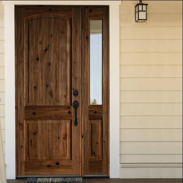 Rustic Arched Hinged Pizza Oven Door