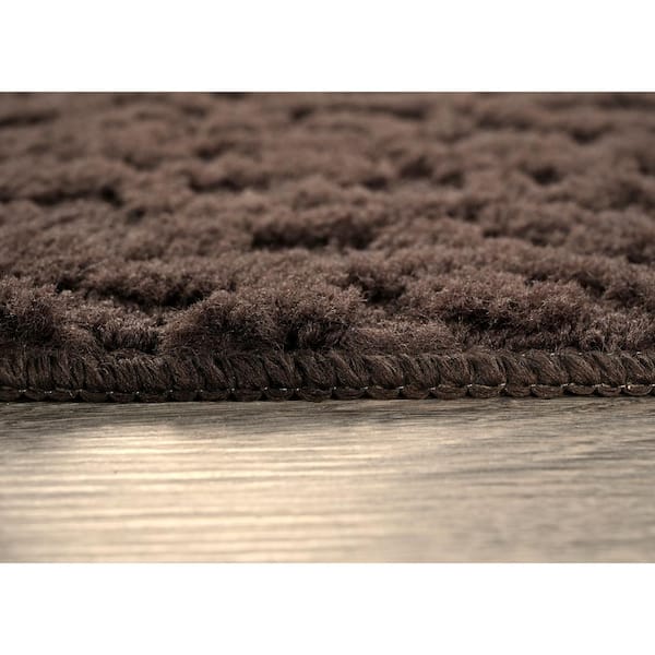 Garland Rug Ivy Mocha 5 ft. x 7 ft. Floral Area Rug - image 5
