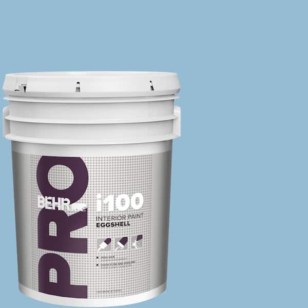 BEHR PRO 5 gal. #M500-3 Blue Chalk Eggshell Interior Paint